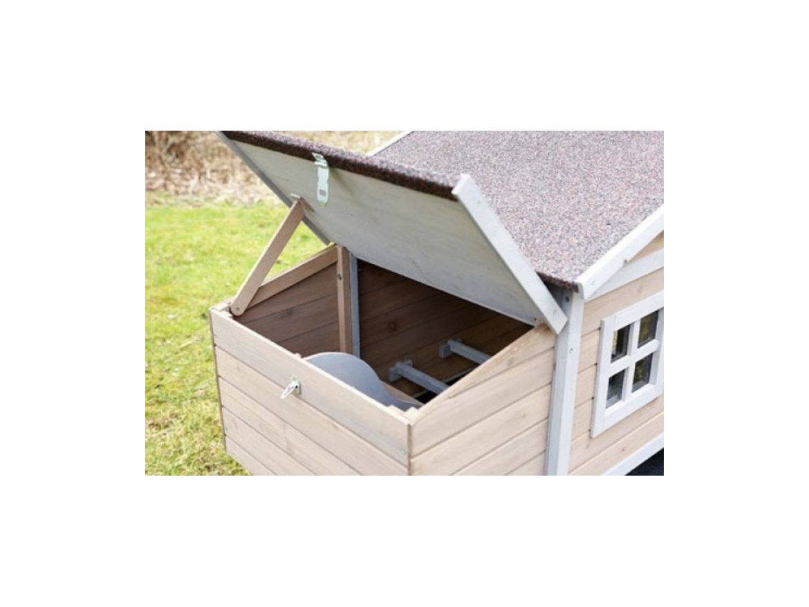 Dřevěný kurník Scobax Leafy