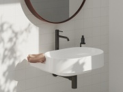 Ravak ES 014.11WV Umývadlová batéria BeCool 250 mm bez odtokovej armatúry, White Velvet