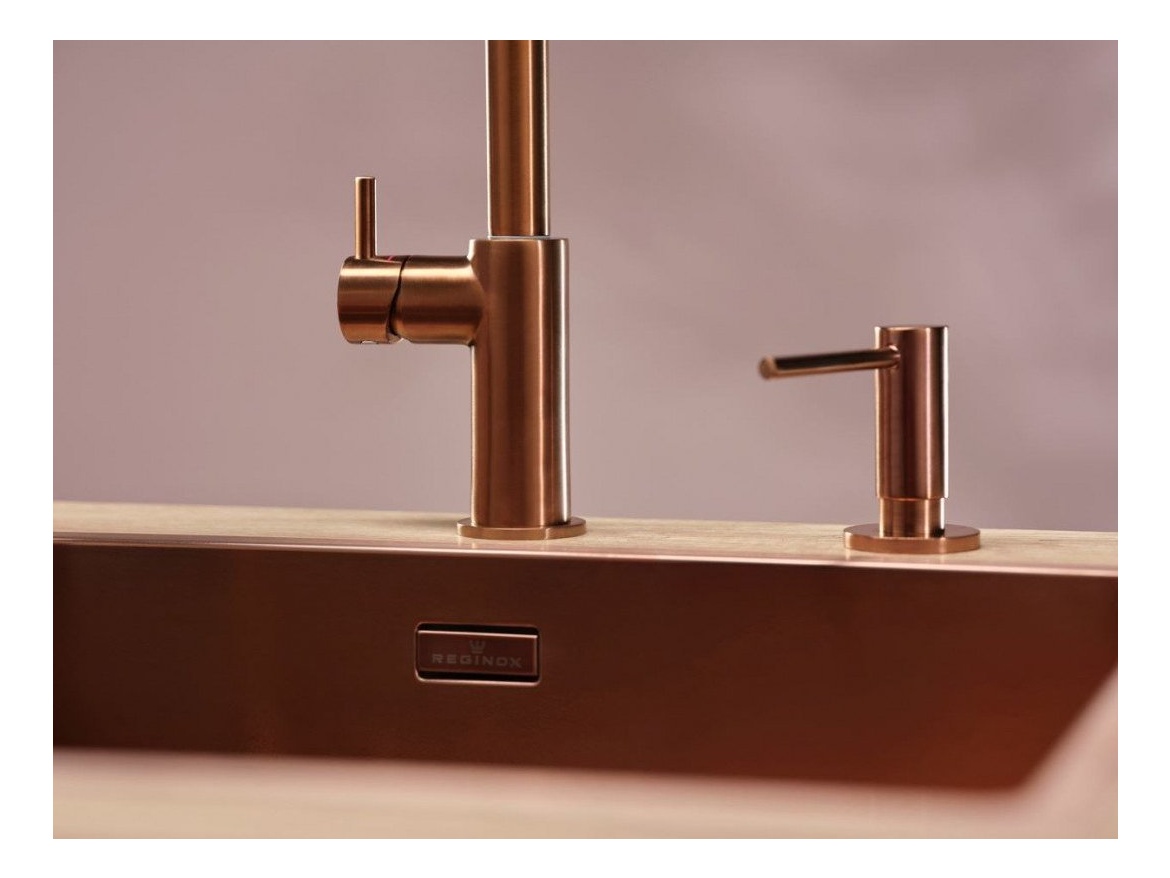 Kuchyňské dřezy Reginox SET Miami 500 Copper + baterie Cano + příslušenství