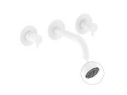 Ravak ES 019.10WV.O1 Umyvadlová podomítková baterie s tělesem, White Velvet