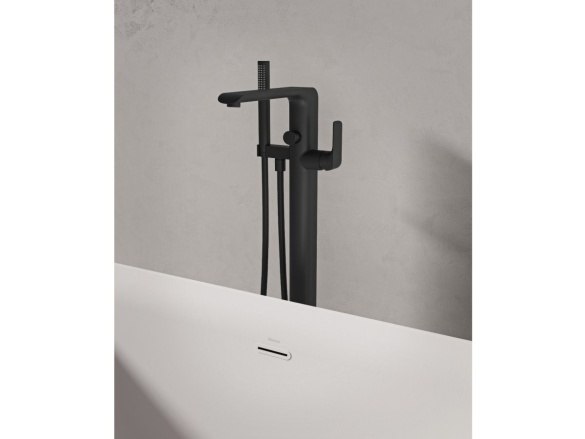 Ravak FL 080.00CR.RB07A Vanová baterie do podlahy bez tělesa, se sprchovým setem, chrom