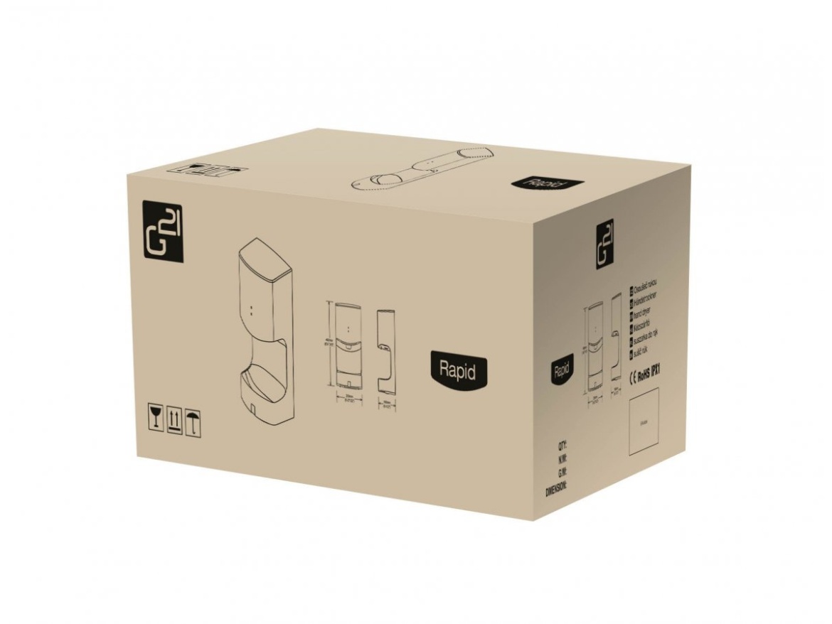 G21 Osoušeč rukou  Rapid White