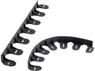 Neviditelné –  Obrubník skrytý Border čierna 4,8 m 4,5 cm