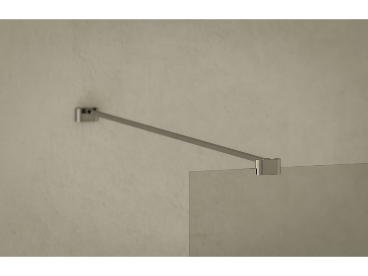 Ravak Walk-In Air Wall 110, čierna+transparent