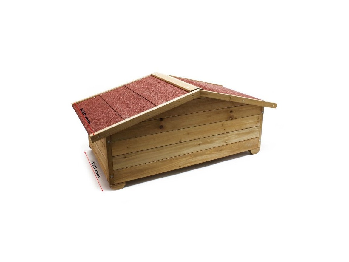 Scobax Zateplená bouda - kočičí domeček, 99 x 52 x 41.5 cm - Micka L