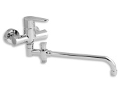 Novaservis Umyvadlová paneláková baterie Titania Fresh 100 mm, chrom, nástěnná, bez příslušenství,  96037/1,0