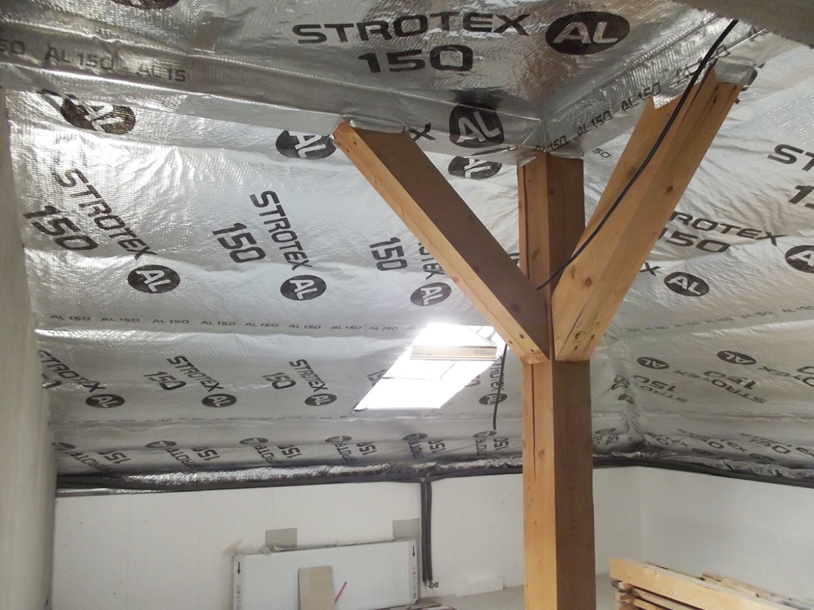 Reflexní metalizovaná fólie Foliarex Strotex AL 150