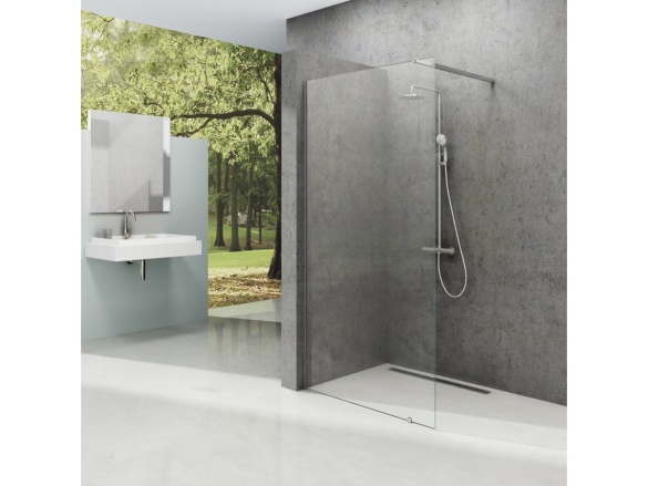 Ravak Walk-In Wall Set 110, biela matná+transparent