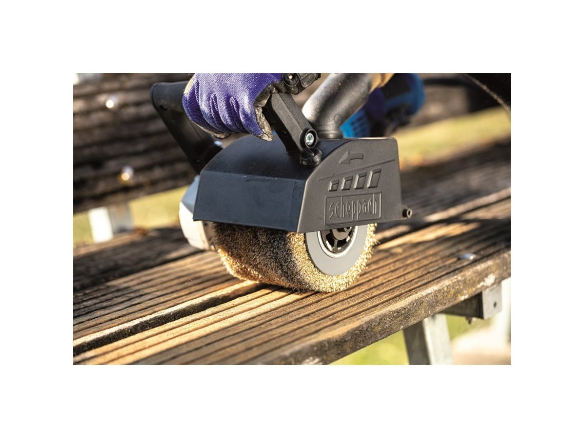 MRS 1300-hoz Scheppach Ocelový drátěný kartáč