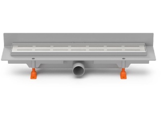 Chudej vályúk –  Chuděj LZB 40 (ke stěně) 350 mm, Tétlenül, fényes, K3