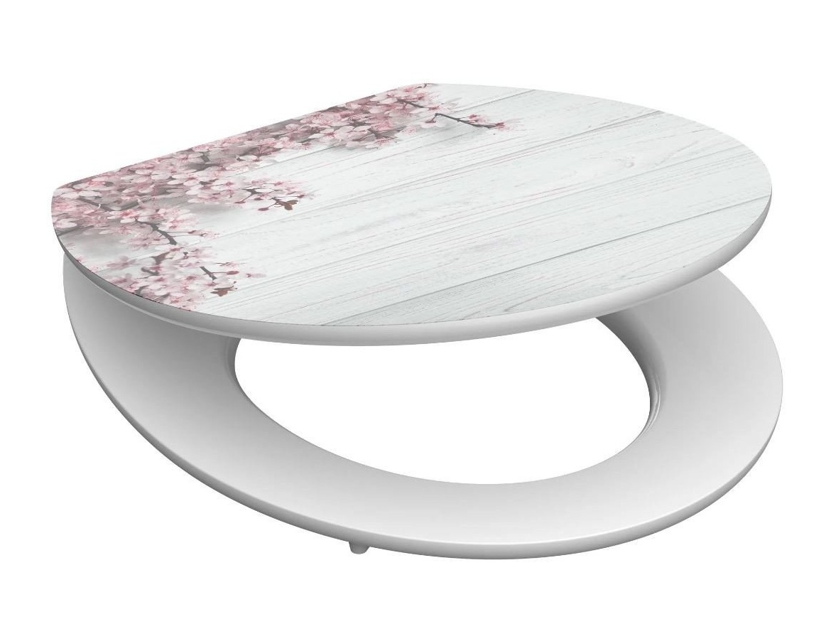 WC sedátka, záchodová prkna Schütte FLOWERS AND WOOD | MDF HG, Soft Close
