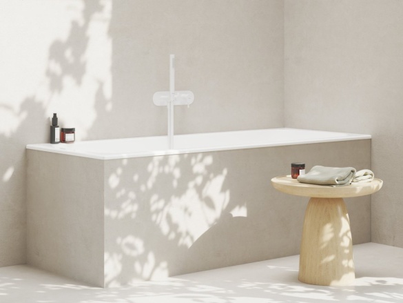 Ravak ES 065.10WV.O2.RB07D.+S Podomítková baterie 2-cestná bez tělesa, se sprchovým setem, White Velvet