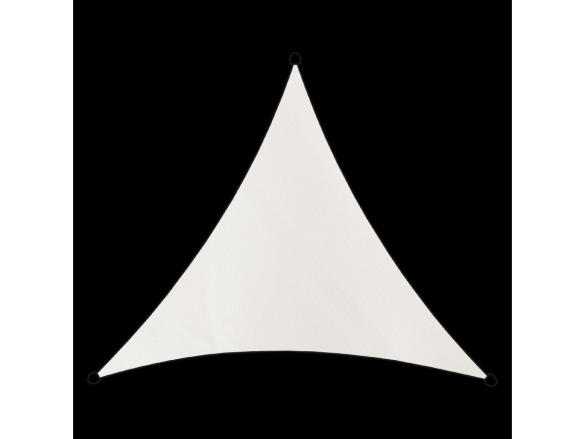 Stínící plachta COMO trojúhelníková bílá 3,6x3,6x3,6m