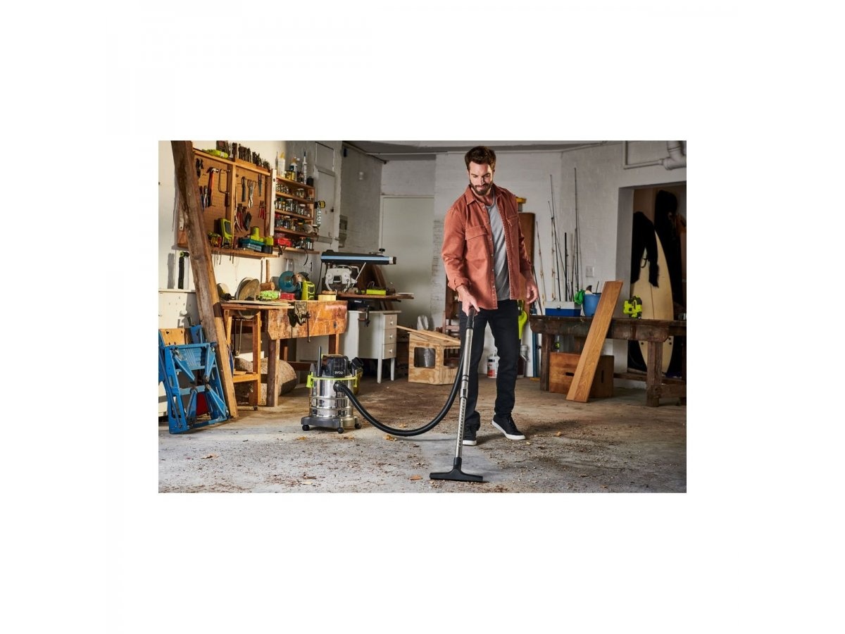 Aku 18V vysavač na mokré a suché vysávání ONE+ (bez baterie a nabíječky) Ryobi R18WDV-0