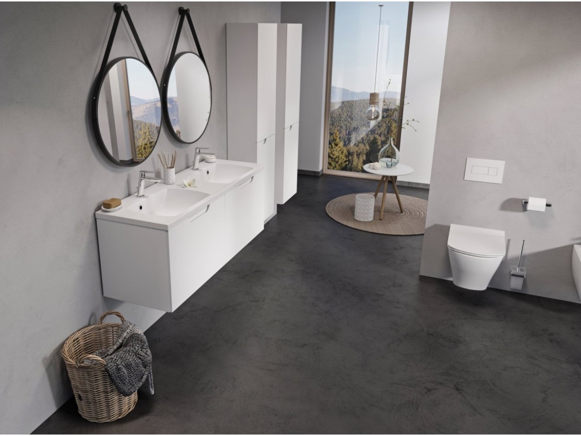 Ravak SD Classic II 130 skříňka pod dvojumyvadlo bílá/bílá