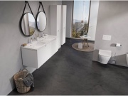 Ravak SD Classic II 130 skříňka pod dvojumyvadlo bílá/bílá