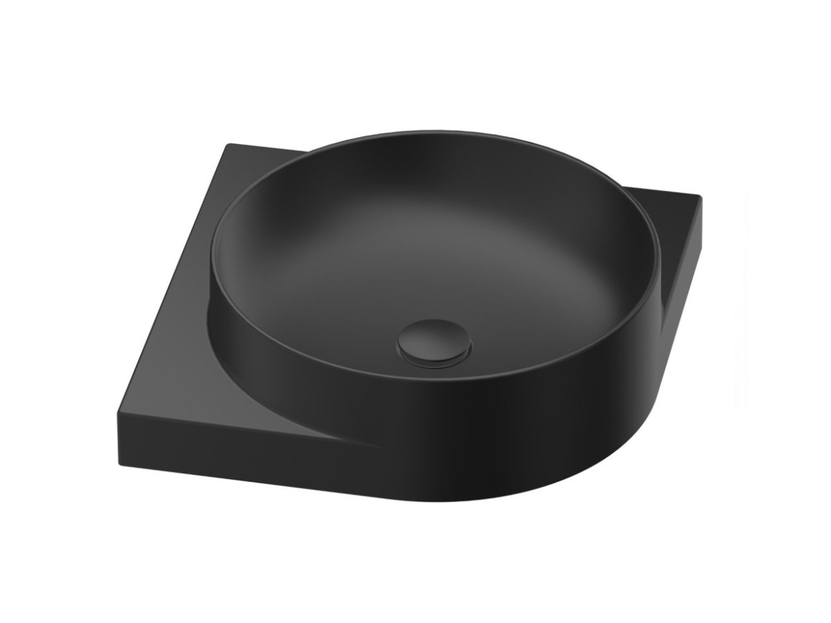 Ravak Umyvadlo Yard 45 C, s otvorem pro baterii, bez přepadu, bílá