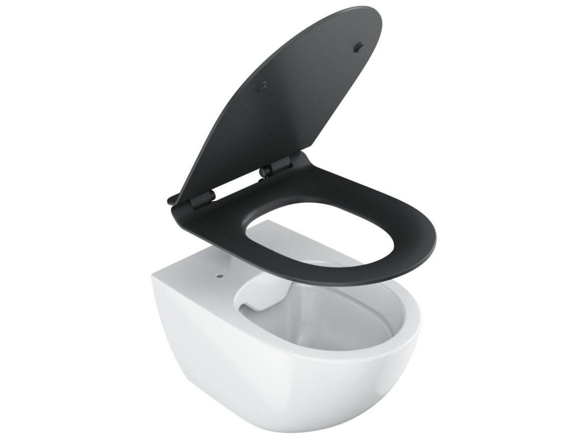 Ravak WC sedadlo Vita slim, čierna