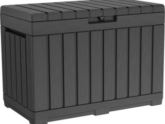 Bútor –  Keter Zahradní úložný box  Kentwood 190 L - 57 x 82,3 x 45 cm - grafit