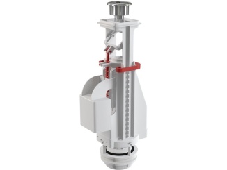 WC, bidety a pisoáry –  Alcadrain Vypouštěcí ventil pro WC nádržky s dvoutlačítkem, chrom,  A08A