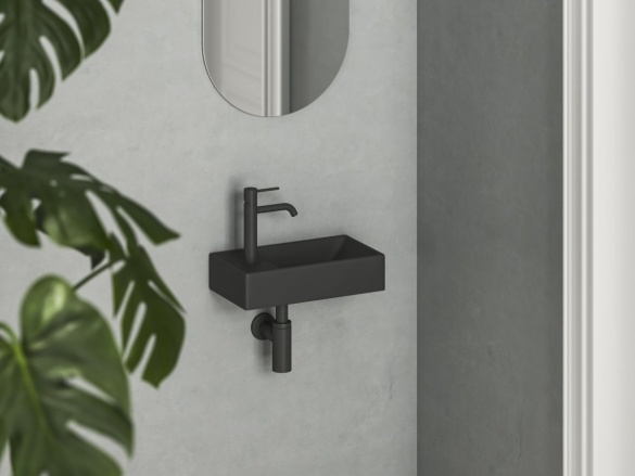 Ravak Umývadlo Veda Wall 40 P, s otvorom pre batériu, bez prepadu, biela