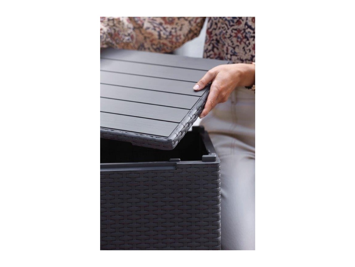 Keter Zahradní stůl  Vigo grafitový s úložným prostorem