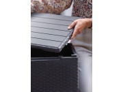 Keter Zahradní stůl  Vigo grafitový s úložným prostorem