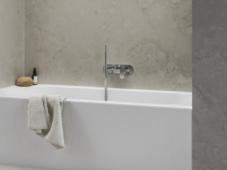 Baterie – Ravak EL 065.20GB.O2.RB07D.+S Podomítková baterie 2-cestná bez tělesa, se sprchovým setem, Graphite Brushed