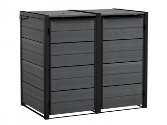 Bazény – Keter Zahradní box Hide Away na popelnice 240 l šedý
