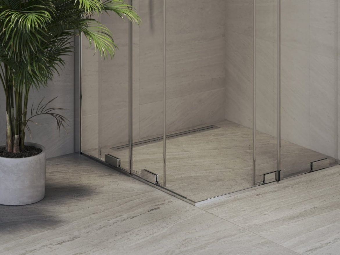 Ravak RORV2 90x90, lesk+transparent