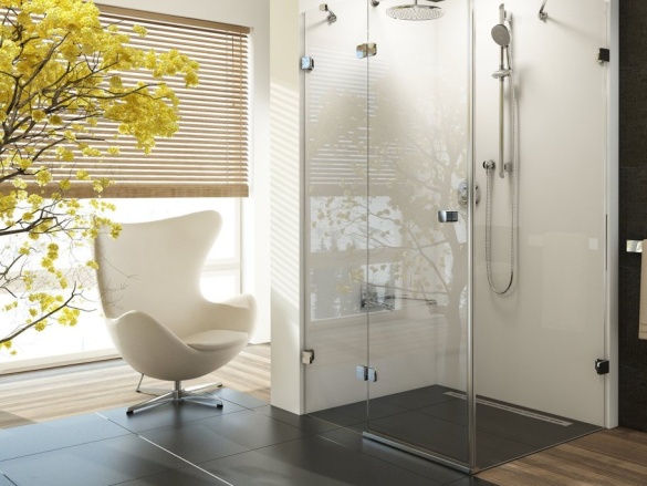 Ravak 973.00CR Sprchová tyč s držákem, chrom