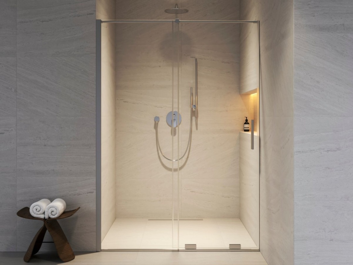 Ravak RODP2 100, čierna+transparent