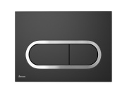 Ravak WC tlačítko Chrome, bílá