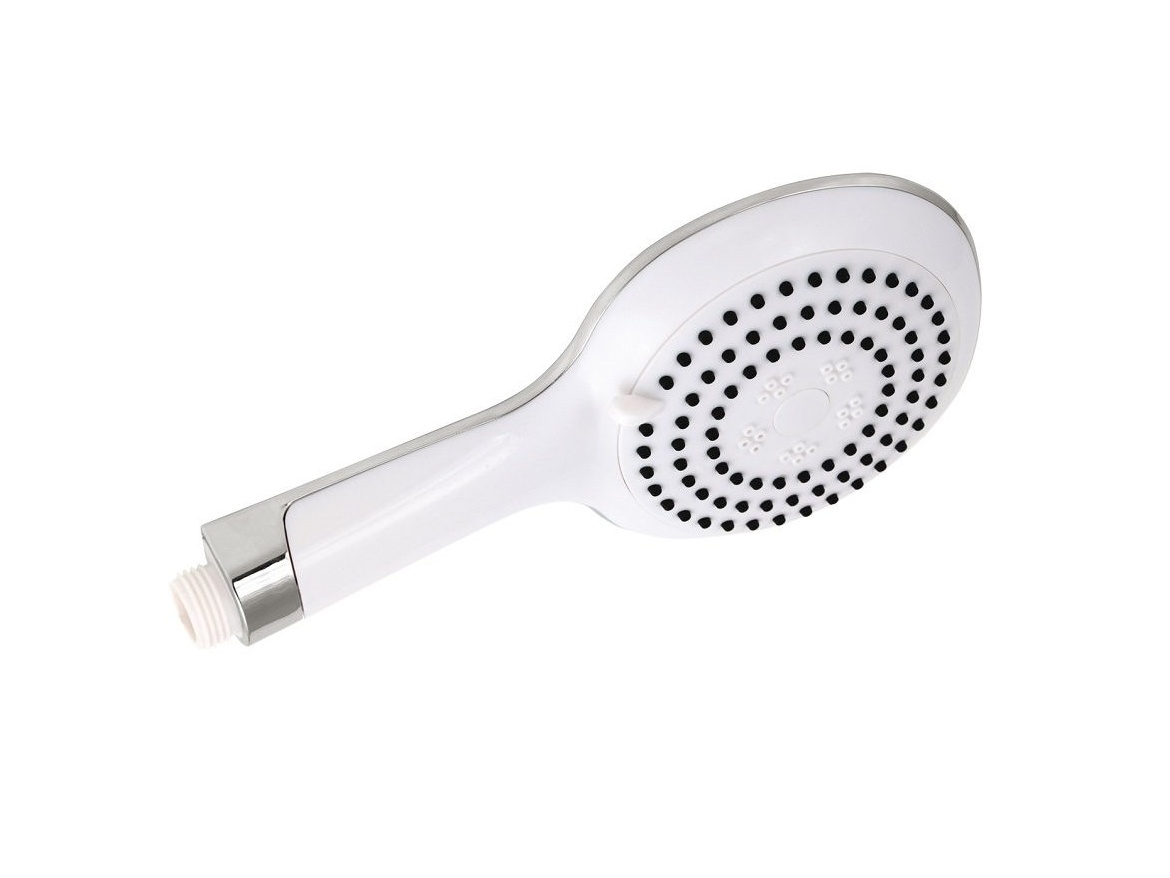 Novaservis Sprchová hlavice, 3 druhy proudu, ruční, bílá/chrom,  RU/320,0