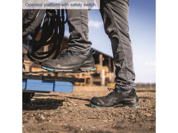 Hernyótalpas csúszókormányzású rakodógép Scheppach MKL 730 - pásový smykový nakladač