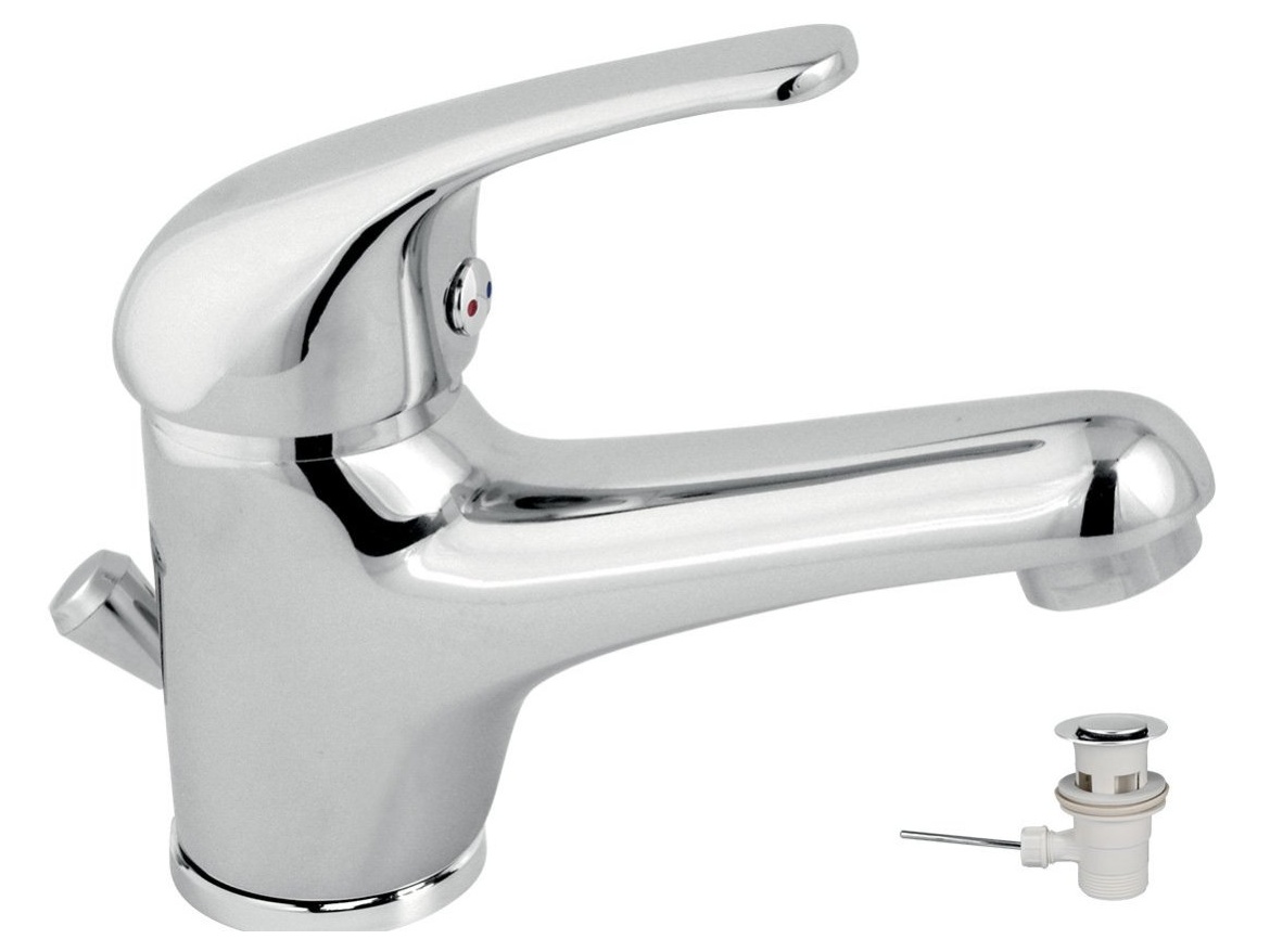 Novaservis Umyvadlová baterie Titania Iris, chrom, stojánková, s výpustí,  92001,0