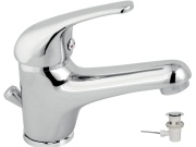 Novaservis Umyvadlová baterie Titania Iris, chrom, stojánková, s výpustí,  92001,0