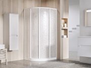 Ravak SKCP4 80x80 195, biela+transparent