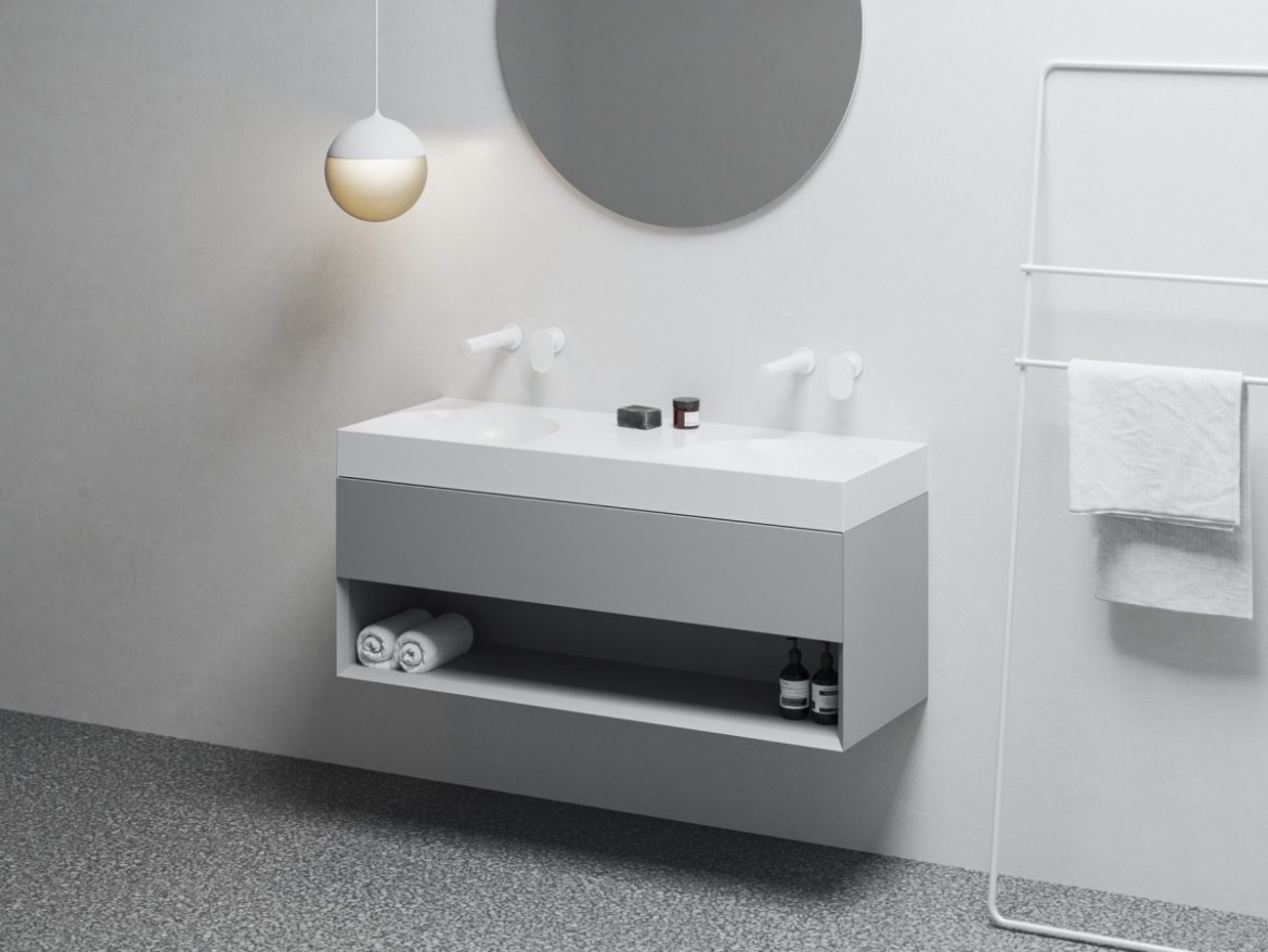 Ravak SD Lite 120 skříňka pod umyvadlo Grey Green