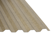 Covernit Trapézový polykarbonát bronz s hrubou strukturou