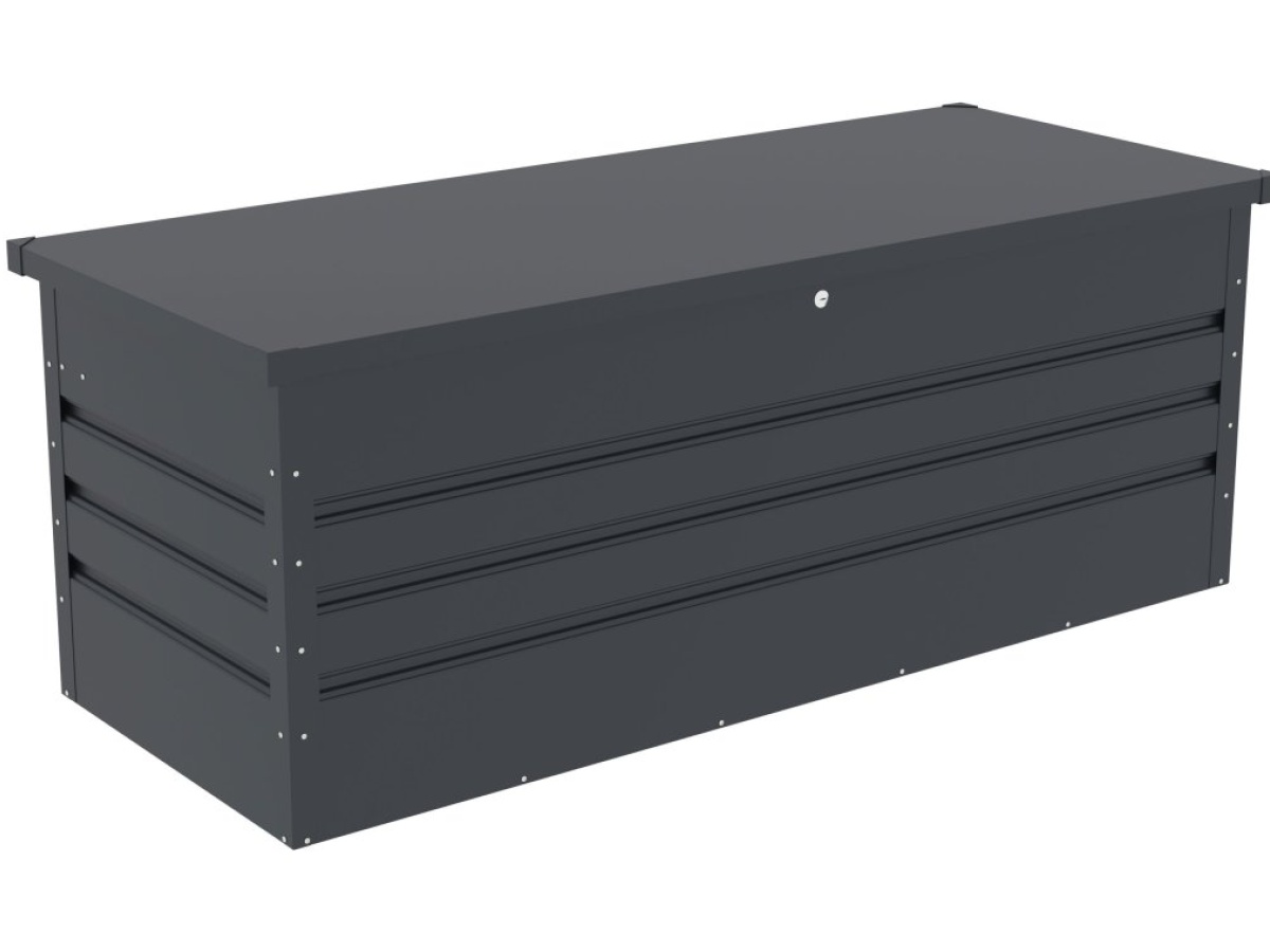 G21 Zahradní box  Denver 560 L, antracitový plechový