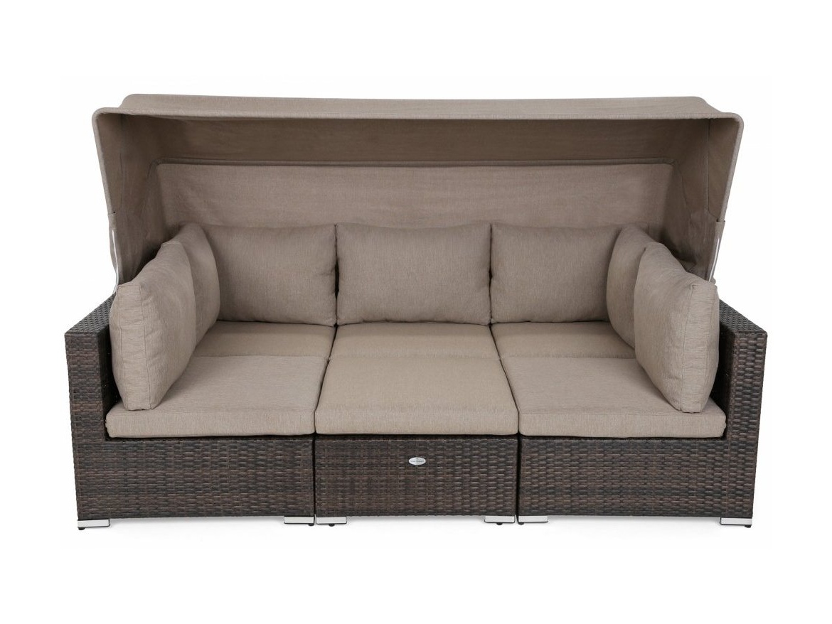 Home & Garden Vigo zahradní sestava z technoratanu Brown Mat/Brown Melange