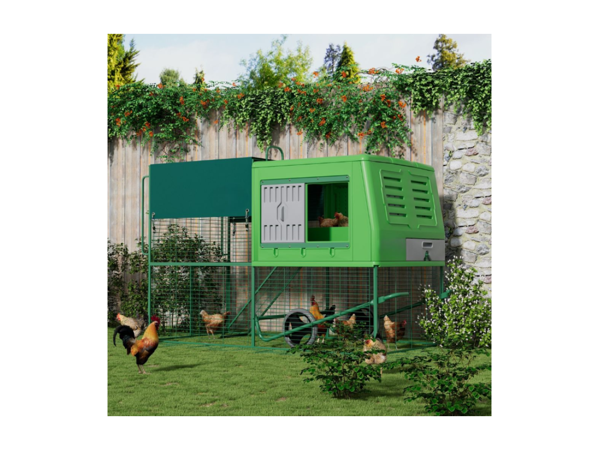 Kurník Scobax Mobilní kurník pro slepice GAUN 10370 - THE EGG CHALET