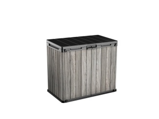 Úszó medencék –  Keter Zahradní úložná skříň Keter DECO SIO DARWIN 1 150 L - storm grey / šedá