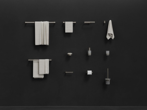 Ravak FD 210.20BLM Držák se skleničkou, černá matná