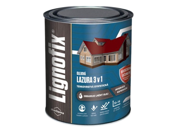 Lazúra Stachema Lignofix 3v1