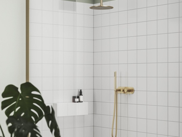 Ravak ES 068.10WV.O3.RB07D.+S Podomietková batéria 3-cestná pre R-box, so sprchovým setom, White Velvet