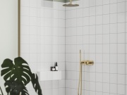 Ravak ES 068.60GLB.O3.RB07D.+S Podomietková batéria 3cestná pre R-box, so sprchovým setom, Gold Brushed