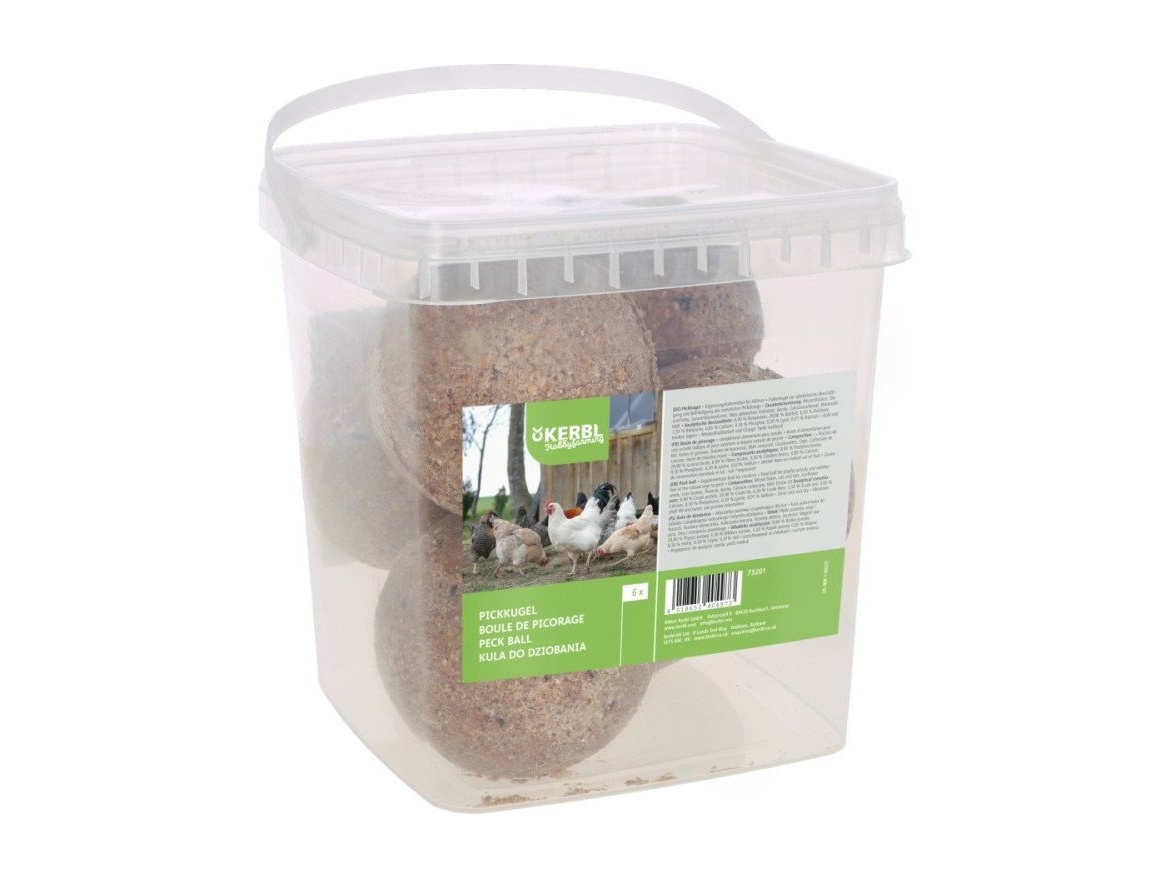 Scobax Klovací koule pro slepice - 6 ks (3kg)