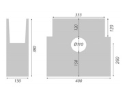 Vpusť Gutta A15  (pozinkovaná mříž)